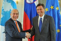 Predsednik Pahor in generalni sekretar OECD Gurria: 