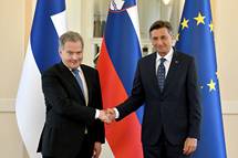 Na povabilo predsednika Pahorja je na uradnem obisku v Sloveniji finski predsednik Niinist