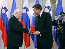 Predsednik republike Borut Pahor podelil odlikovanje Slovenski akademiji znanosti in umetnosti