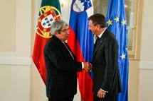 Predsednik Pahor sprejel predsednika Parlamenta Portugalske Eduarda Ferra Rodriguesa