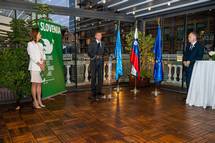 Predsednik Pahor na sprejemu v New Yorku uradno predstavil kandidaturo Slovenije za članstvo v Varnostnem svetu ZN