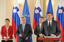 Predsednik republike Borut Pahor javnosti predstavil nova namestnika predsednika Komisije za prepreevanje korupcije