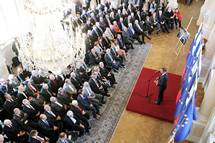 V Predsedniki palai sprejem v poastitev 30. obletnice razglasitve amandmajev k Ustavi Socialistine republike Slovenije
