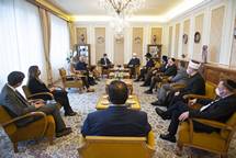 Predsednik Pahor je sprejel predstavnike Sveta muslimanskih in judovskih voditeljev