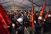Predsednik Pahor se je udeleil prireditve ob praznovanju 70-letnice PGD Lokrovec-Dobrova in praznika Krajevne skupnosti Ostrono