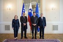 Predsednik Pahor sprejel predsedujoega Predstavnikemu domu Parlamentarne skupine BiH