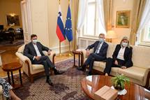 Predsednik Pahor in Holger Knaack o Sloveniji in svetu brez plastike