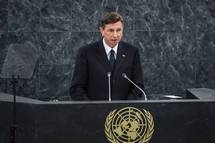 Govor predsednika republike Boruta Pahorja na 68. zasedanju Generalne skupine Organizacije zdruenih narodov