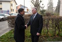 Predsednik Republike Slovenije Borut Pahor s predstavniki Zveze drutev upokojencev Slovenije