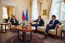 Predsednik Pahor je sprejel grškega ombudsmana in predsednika evropske sekcije Mednarodnega inštituta ombudsmanov Pottakisa 