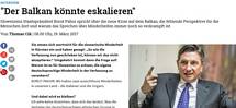 Intervju predsednika Republike Slovenije za avstrijski dnevnik Kleine Zeitung »Balkan bi lahko eskaliral«