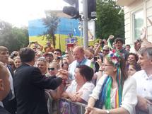 Predsednik republike Borut Pahor v Ukrajini opravil ve bilateralnih sreanj