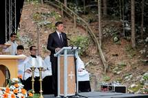 Predsednik Pahor ob 30. obletnici prve spravne slovesnosti v Koevskem Rogu: 