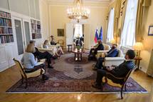 Predsednik Pahor s predstavniki slovenske manjine v Italiji 