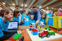 Predsednik republike na otvoritvi finala mednarodnega programa »First Lego League« regije Adria