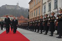 Predsednik Republike Slovenije Borut Pahor danes in jutri na uradnem obisku v Sloveniji gosti predsednika Zvezne republike Nemije Joachima Gaucka