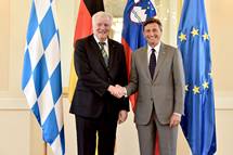 Predsednik Pahor in ministrski predsednik bavarske vlade Seehofer za vsestransko poglobitev odnosov med Slovenijo in Bavarsko