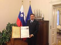 Predsednik republike Borut Pahor prejel mednarodno nagrado Isa beg Ishakovi 2014 