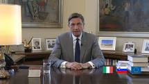 Sporočilo predsednika republike italijanskemu predsedniku in italijanskemu ljudstvu v skupnem boju proti koronavirusu