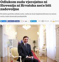 Intervju predsednika Republike Slovenije Boruta Pahorja za Veernji list