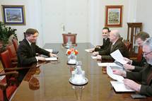 Predsednik republike Borut Pahor sprejel vodstvo Olimpijskega komiteja Slovenije – Zdruenja portnih zvez