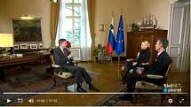 Pogovor predsednika Pahorja za oddajo Jutro na Planetu
