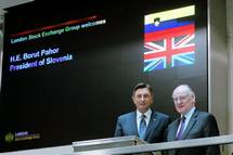 Predsednik Pahor zakljuil uradni obisk v Zdruenem kraljestvu z obiskom finannega sredia City