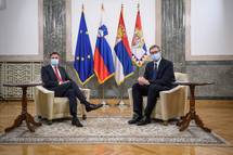 Predsednik Pahor v Beogradu izrazil upanje, da bi deklaracija voditeljev pobude Brdo-Brijuni Process navdahnila Evropsko unijo k njeni pospeeni iritvi