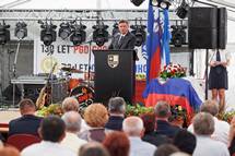 Predsednik Pahor na slovesnosti ob 23-letnici Obine Cankova in 130-letnici delovanja PGD Cankova