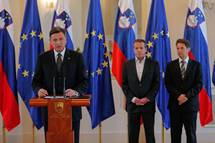 Predsednik Republike Slovenije Borut Pahor sprejel na pogovor novoizvoljenega predsednika Raunskega sodia Republike Slovenije Tomaa Vesela in dr. Igorja oltesa, ki se s tega poloaja poslavlja