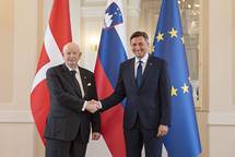 Predsednik Pahor na uradnem obisku gosti velikega mojstra Suverenega maltekega vitekega reda; v ospredju obiska predvsem dobro humanitarno sodelovanje 