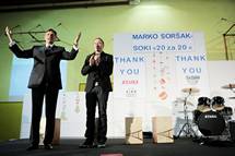 Predsednik republike in Marko Sorak - Soki obdarila dvajseto olo projekta »20 za 20 – za ole s posluhom«