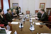 Predsednik Pahor sprejel podpredsednika vlade ter ministra za zunanje zadeve Slovake republike Lajka