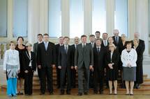 Predsednik Republike Slovenije Borut Pahor sprejel novoizvoljeno vlado Republike Slovenije