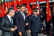 Predsednik Pahor ob otvoritvi novega Gasilsko-reevalnega centra v Postojni: 