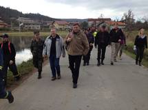 Predsednik republike Borut Pahor obiskal poplavljena obmoja