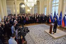 Predsednik Pahor: Ta sprejem je izraz nae hvalenosti za vae delo in vae doseke