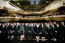 Predsednik Pahor in gospa Pear sta se udeleila dravne proslave ob dnevu samostojnosti in enotnosti