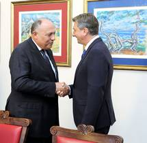 Predsednik Pahor sprejel ministra za zunanje zadeve Arabske republike Egipt