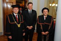 Predsednik republike Borut Pahor na sveani predaji rektorskih asti in dolnosti