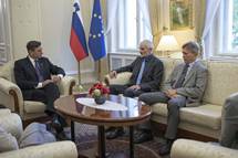 Predsednik Pahor sprejel na pogovor predsednika Vrhovnega sodia
