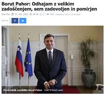 Pogovor predsednika Pahorja za tednik Reporter