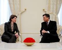 Predsednik republike Borut Pahor: »Slovenija ta hip potrebuje praktino ukrepanje in dolgorono vizijo.«