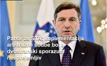 Intervju predsednika Republike Slovenije Boruta Pahorja za Slovensko tiskovno agencijo