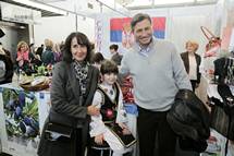 Predsednik Pahor in gospa Tanja Pear na 22. mednarodnem dobrodelnem bazarju SILA