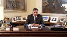 Predsednik Pahor: »Voda je kljuna za na obstoj, zato moramo storiti vse, kar je v nai moi, da jo zaitimo«