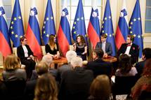 Predsednik republike je priredil sedmi tradicionalni sprejem in pogovor z Drutvom v tujini izobraenih Slovencev (VTIS)