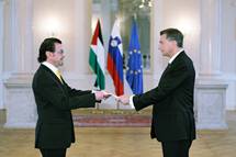 Predsednik republike sprejel poverilno pismo novoimenovanega veleposlanika, vodje Predstavnitva Palestine v Republiki Sloveniji