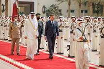 Predsednik Pahor in katarski emir Al Thani za vsestransko nadgraditev sodelovanja med dravama