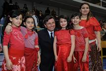 Predsednik republike Borut Pahor na osrednji prireditvi ob svetovnem dnevu Romov